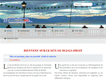 Tablet Screenshot of bejaiadroit.net